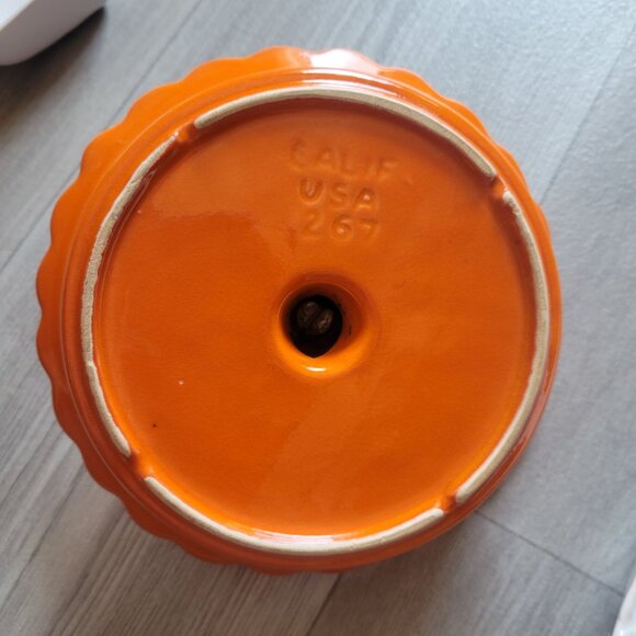 Vintage California USA Ceramic Lazy Susan Serving Tray Set - Picture 10 of 11